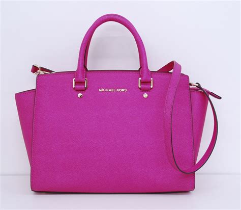 michael kors purse pink|michael kors purses hot pink.